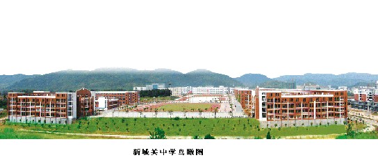 城关中学鸟瞰图